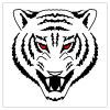 tribal tiger head pics tat